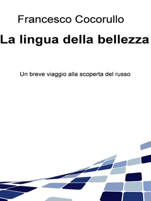cover image of La lingua della bellezza